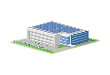 丸神建設　建物　イラスト